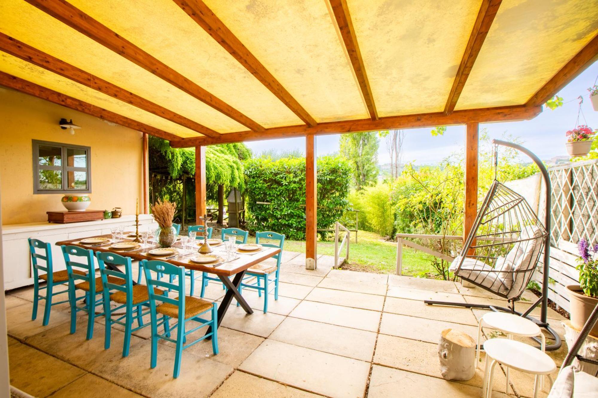 Grande Villa Storica Per Vacanze Con Giardino Privato E Piscina Ostra Dış mekan fotoğraf